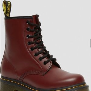 Doc Martins Womens Cherry Red 1460